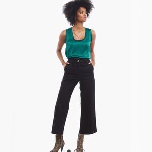 Able EUC Aarti Wide Leg Crop Black‎ Size 10